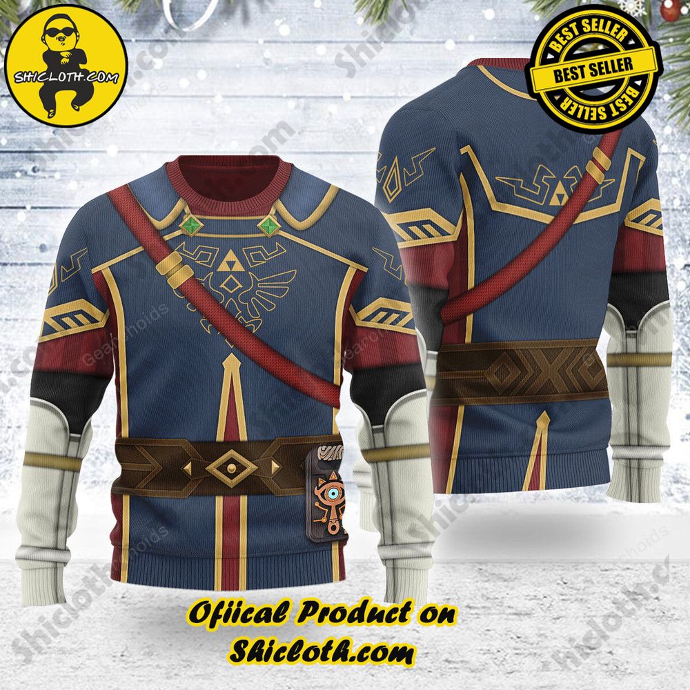 Wrap Up in Style: Shicloth's Enchanting Christmas Sweater Collection 131 Royal Guard Uniform Themed Costume Unisex Christmas Wool Sweater