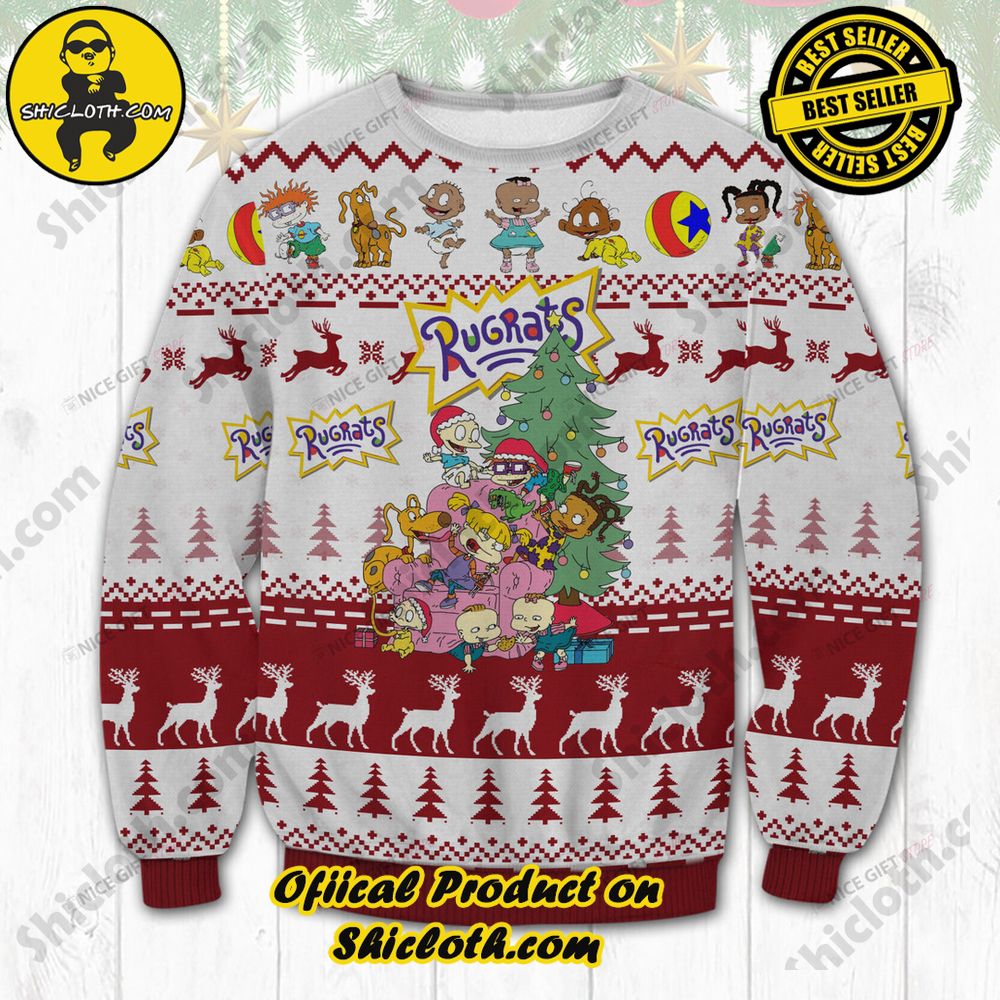 Hot Trending Wrap Up in Style: Shicloth's Enchanting Christmas Sweater Collection 59 Rugrats Christmas Ugly Sweater