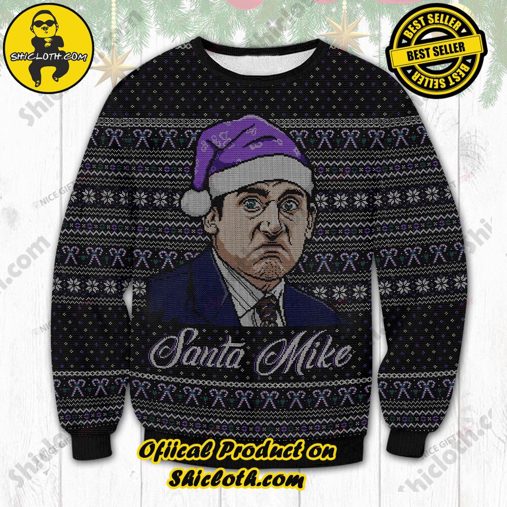Hot Trending Wrap Up in Style: Shicloth's Enchanting Christmas Sweater Collection 64 Santa Mike Christmas Ugly Sweater