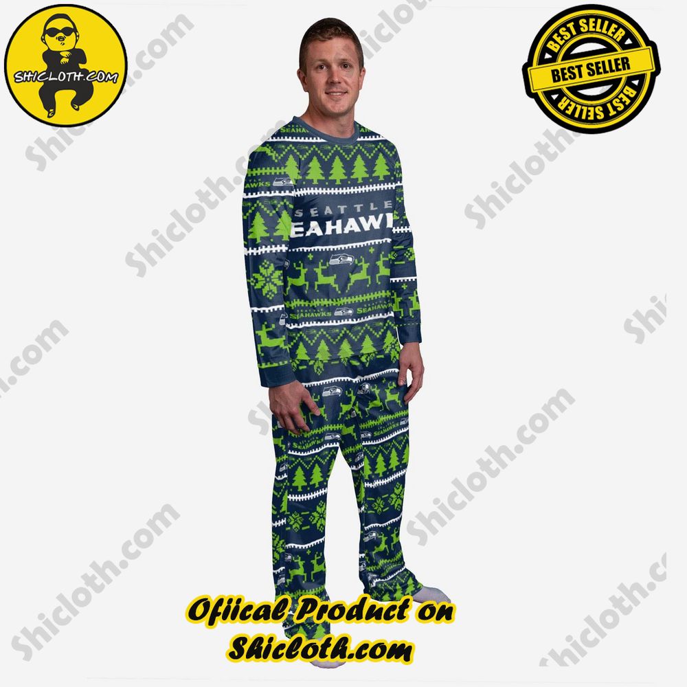 Hot Hot Hot Shiclothshop's Pajamas Sets: Affordable Elegance and Uncompromised Quality 16 Seattle Seahawks Family Holiday Pajamas