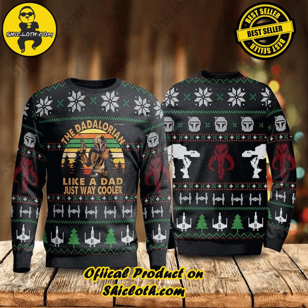 Wrap Up in Style: Shicloth's Enchanting Christmas Sweater Collection 48 Star Wars Christmas Ugly Sweater Version 1