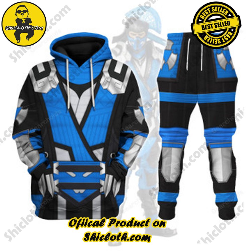 Sub-Zero XI Costume Hoodie Sweatshirt T-Shirt Tracksuit Version 2