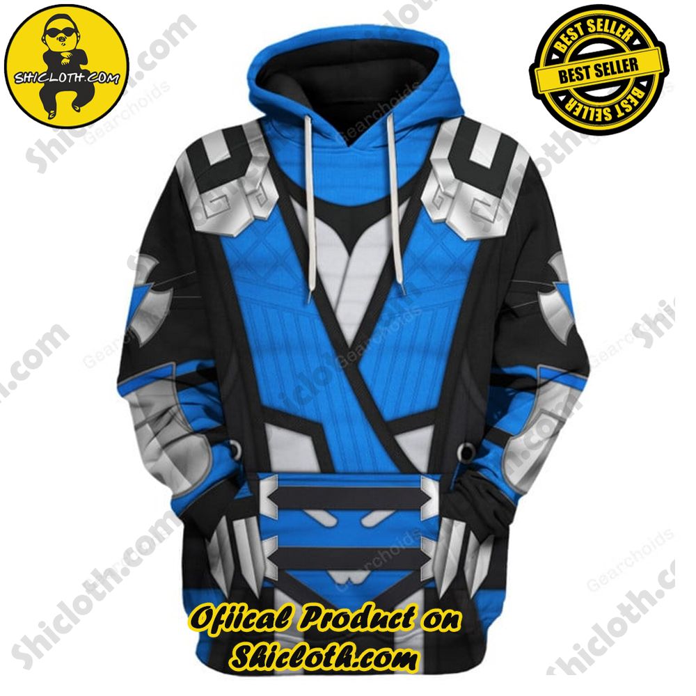 Sub-Zero XI Costume Hoodie Sweatshirt T-Shirt Tracksuit Version 2 4 Sub-Zero XI Costume Hoodie Sweatshirt T-Shirt Tracksuit Version 2 - Image 4