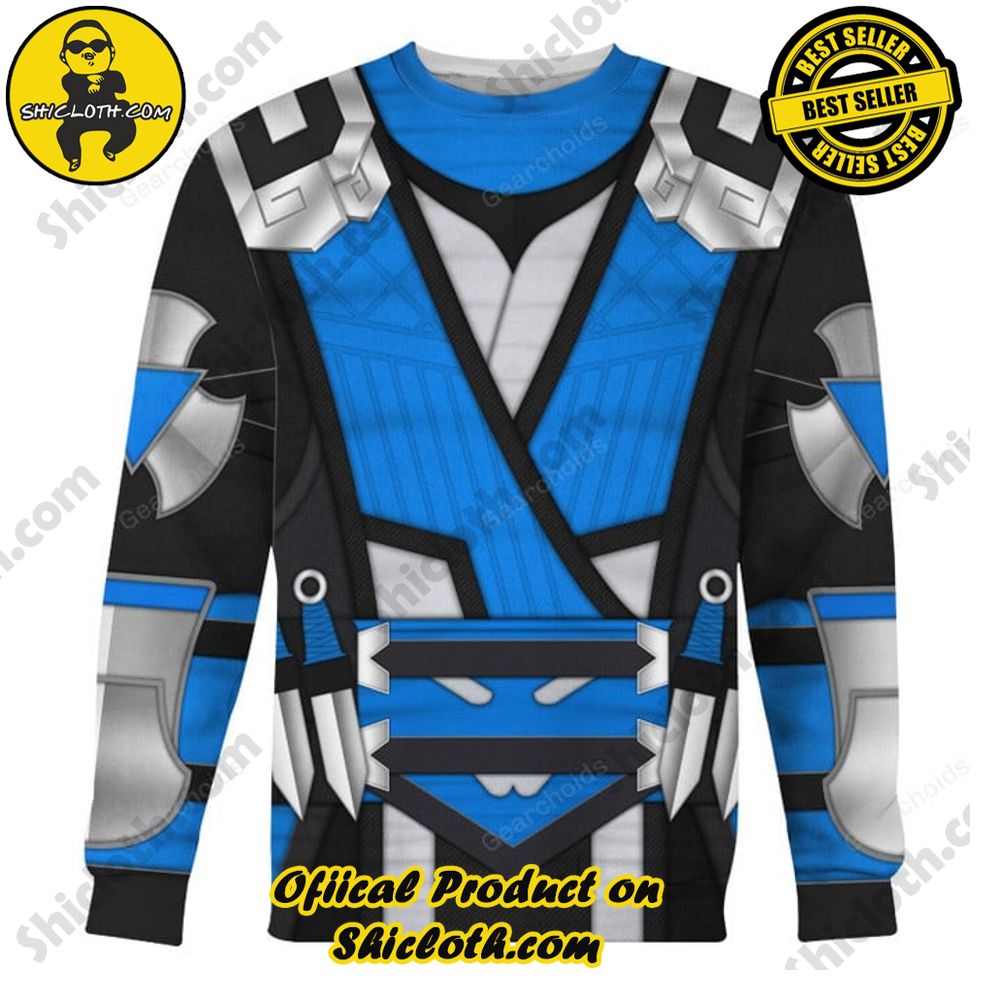 Sub-Zero XI Costume Hoodie Sweatshirt T-Shirt Tracksuit Version 2 5 Sub-Zero XI Costume Hoodie Sweatshirt T-Shirt Tracksuit Version 2 - Image 5