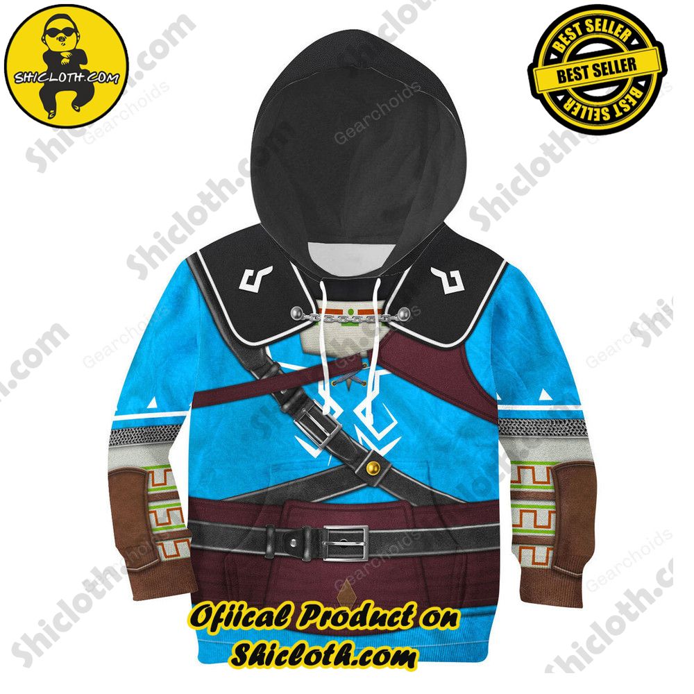 Tears Of The Kingdom Link Champion's Tunic Kid Tops Hoodie Sweatshirt T-Shirt