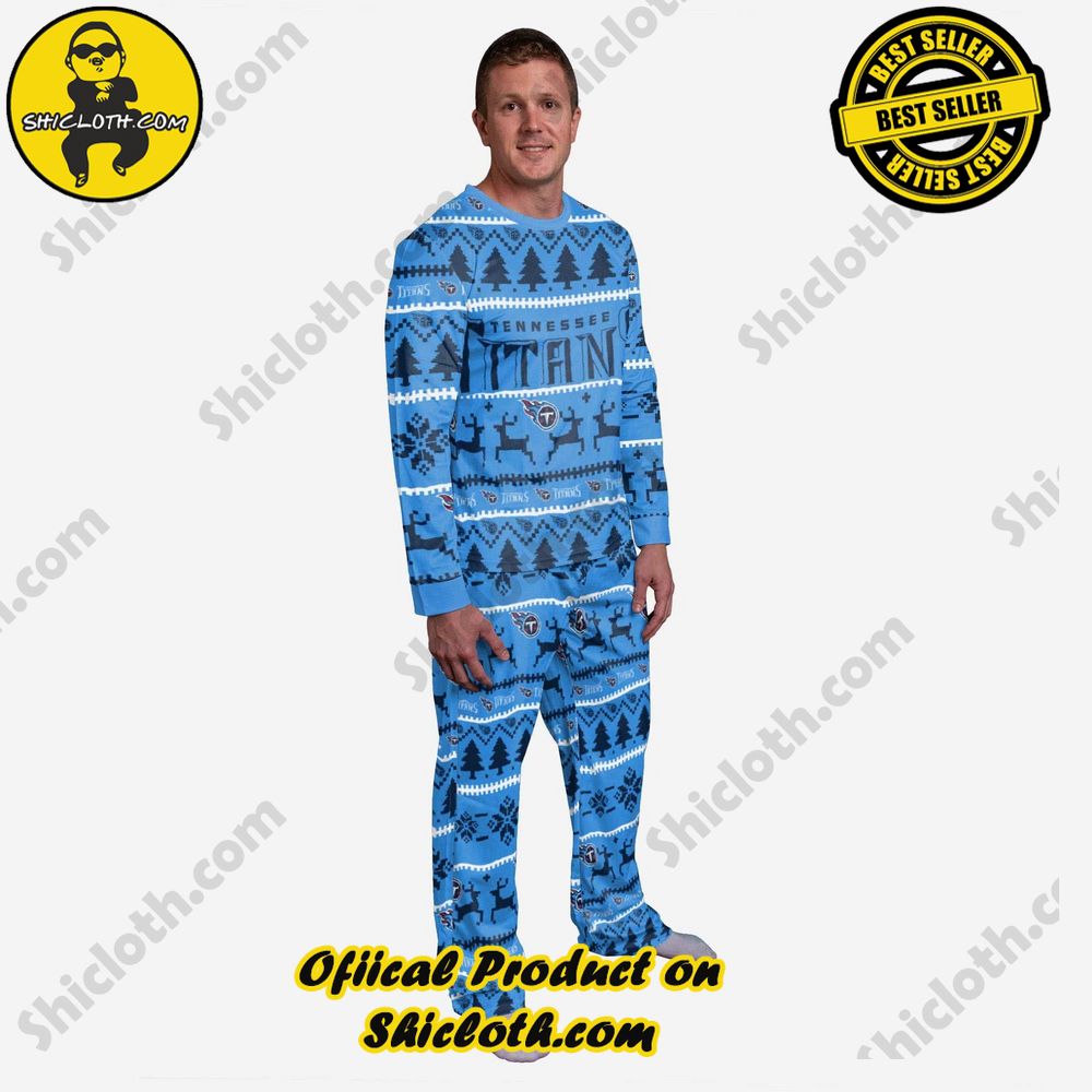 Hot Hot Hot Shiclothshop's Pajamas Sets: Affordable Elegance and Uncompromised Quality 17 Tennessee Titans Family Holiday Pajamas