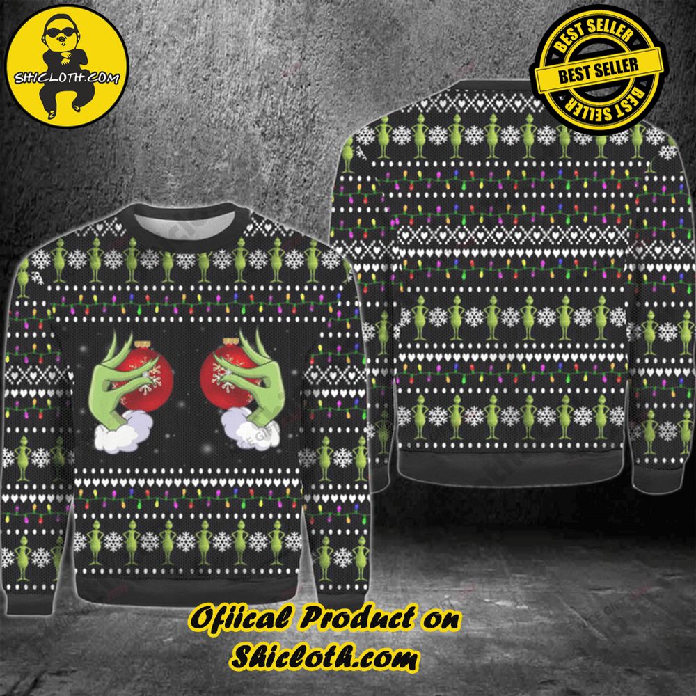 Hot Trending Wrap Up in Style: Shicloth's Enchanting Christmas Sweater Collection 141 The Grinch Christmas Ugly Sweater