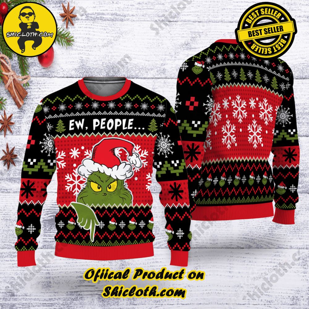 Wrap Up in Style: Shicloth's Enchanting Christmas Sweater Collection 100 The Grinch Ew, People... Christmas Ugly Sweater