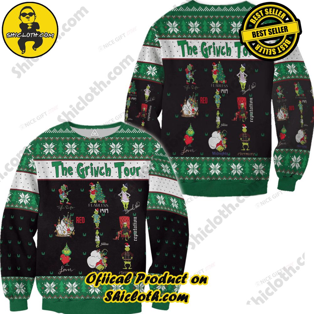 The Grinch Tour Christmas Ugly Sweater Version 2 Shicloth