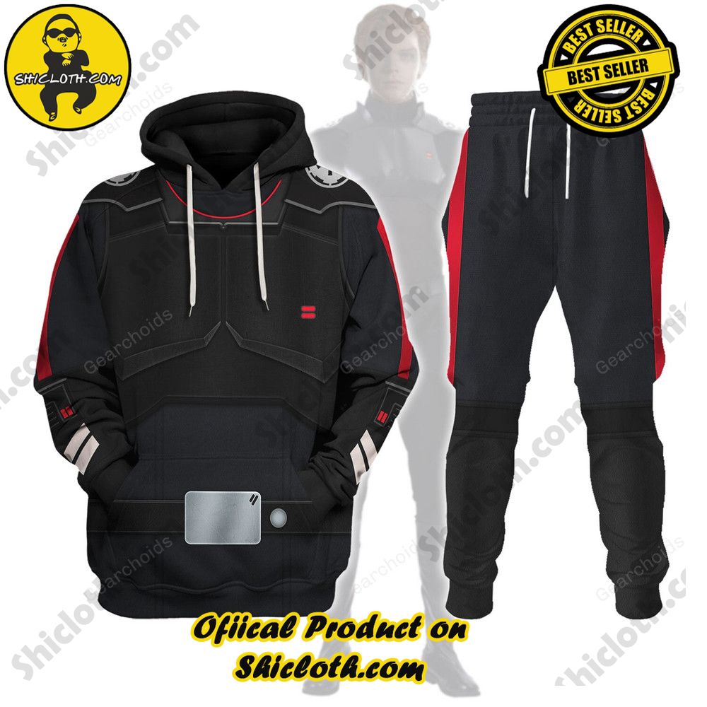 Galactic Glam: Unveiling the Stellar Collection of Star Wars Outfit Costumes by Shiclothshop 47 The Inquisitor's Armor Costume Hoodie Sweatshirt T-Shirt Sweatpants