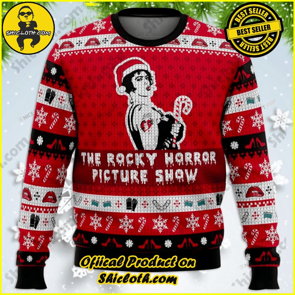 Best Seller Wrap Up in Style: Shicloth's Enchanting Christmas Sweater Collection 48 The Rocky Horror Picture Show Christmas Ugly Sweater