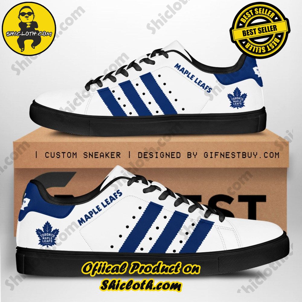 Step into Style: Shiclothshop's Stan Smith Shoes – The Perfect Gift for the Sport Enthusiast 56 Toronto Maple Leafs Adidas Stan Smith Shoes Ver 1