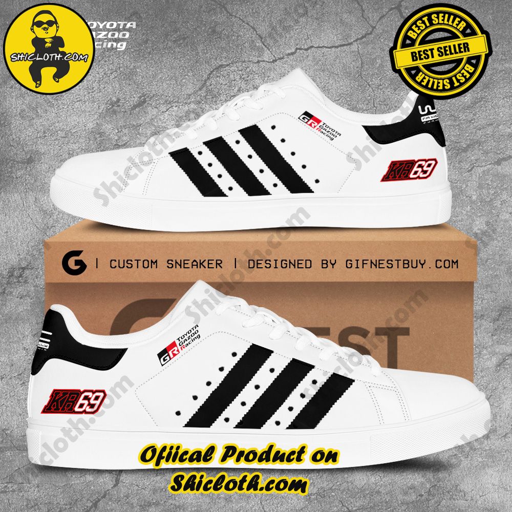 Step into Style: Shiclothshop's Stan Smith Shoes – The Perfect Gift for the Sport Enthusiast 58 Toyota Gazoo Racing Adidas Stan Smith Shoes