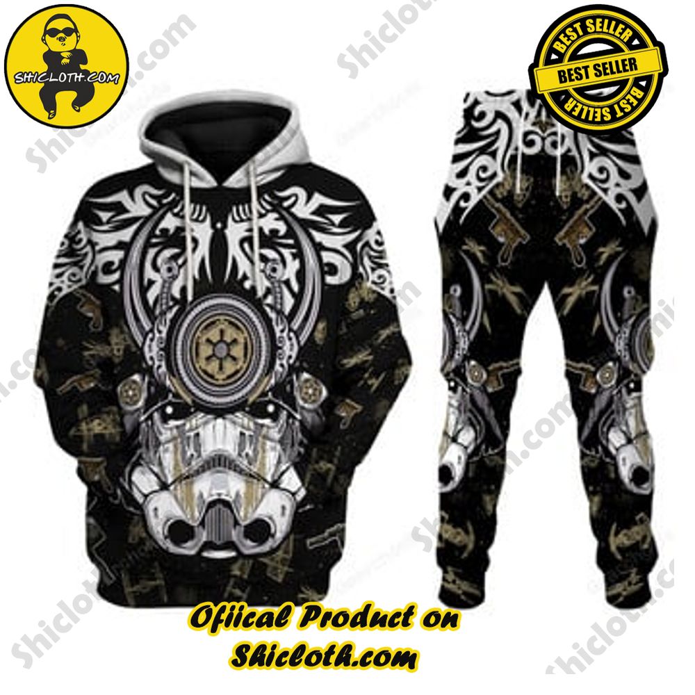 Unveiling the Stellar Collection of Star Wars Outfit Costumes by Shiclothshop 29 Trooper Samurai T-shirt Hoodie Sweatpants Apparel