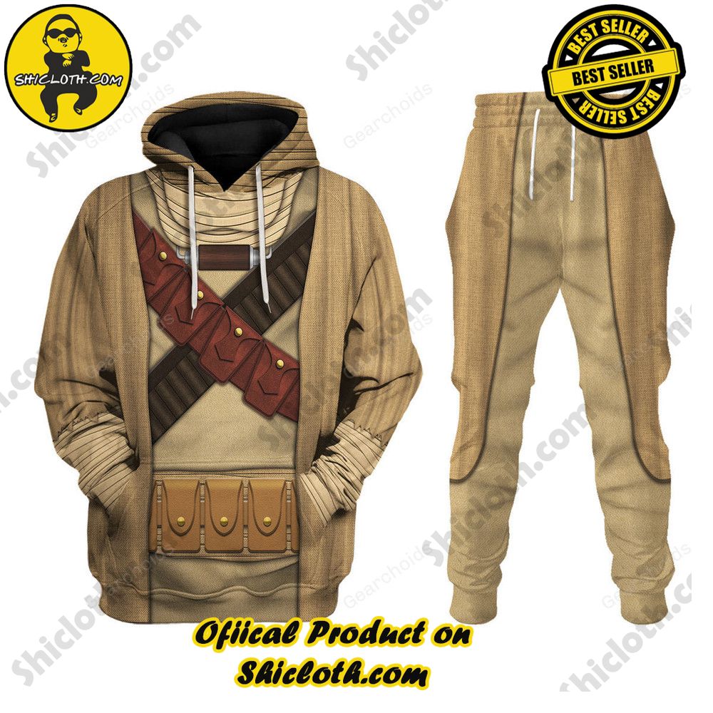 Galactic Glam: Unveiling the Stellar Collection of Star Wars Outfit Costumes by Shiclothshop 50 Tusken Raiders Costume Hoodie Sweatshirt T-Shirt Sweatpants