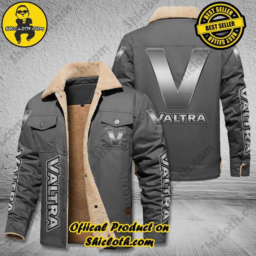 Valtra Custom Fleece Leather Jacket 3 Valtra Custom Fleece Leather Jacket - Image 3