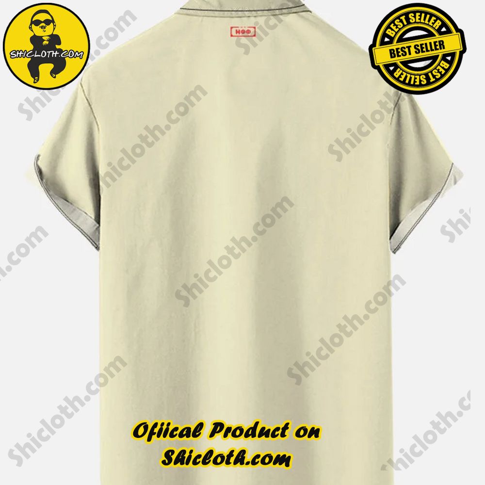 Vintage Natives And Camels On The Desert Printing Short Sleeve Shirt 2 Vintage Natives And Camels On The Desert Printing Short Sleeve Shirt - Image 2