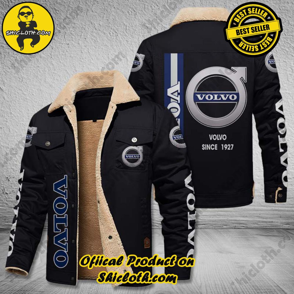 Best Seller The Perfect Cozy Fleece Leather Jacket Gift 41 Volvo Fleece Leather Jacket
