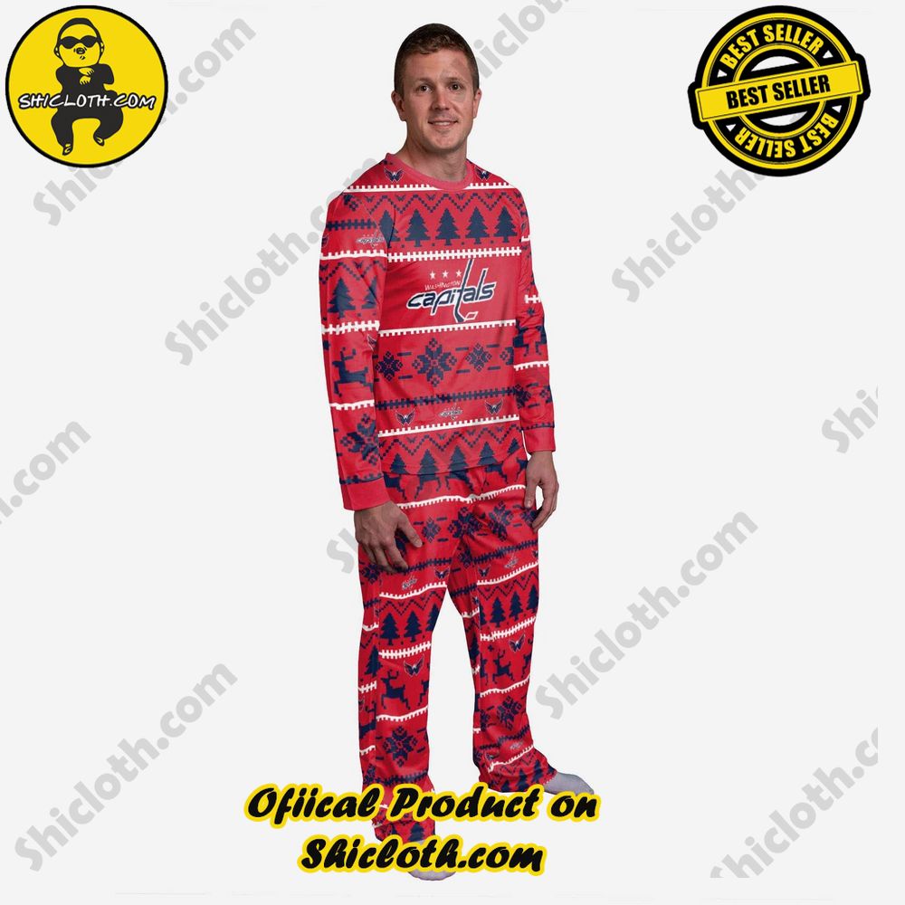Hot Hot Hot Shiclothshop's Pajamas Sets: Affordable Elegance and Uncompromised Quality 19 Washington Capitals Family Holiday Pajamas