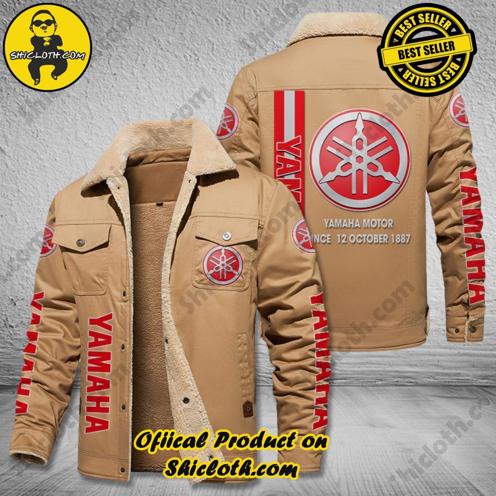 Yamaha Fleece Leather Jacket 2 Yamaha Fleece Leather Jacket - Image 2