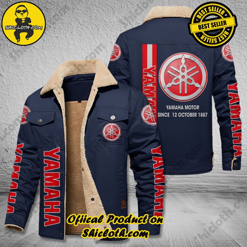 Yamaha Fleece Leather Jacket 4 Yamaha Fleece Leather Jacket - Image 4