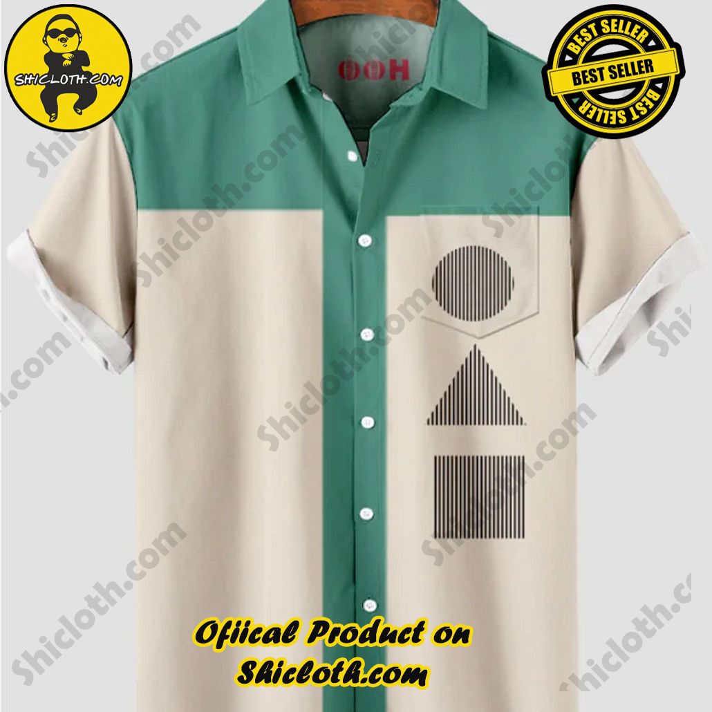 Sway into Summer Bliss with Shiclothshop's Tropical Elegance: The Hawaiian Shirt Collection 16 1960s Green Game Sugar Pie Printing Men's Hawaiian Shirt And Short