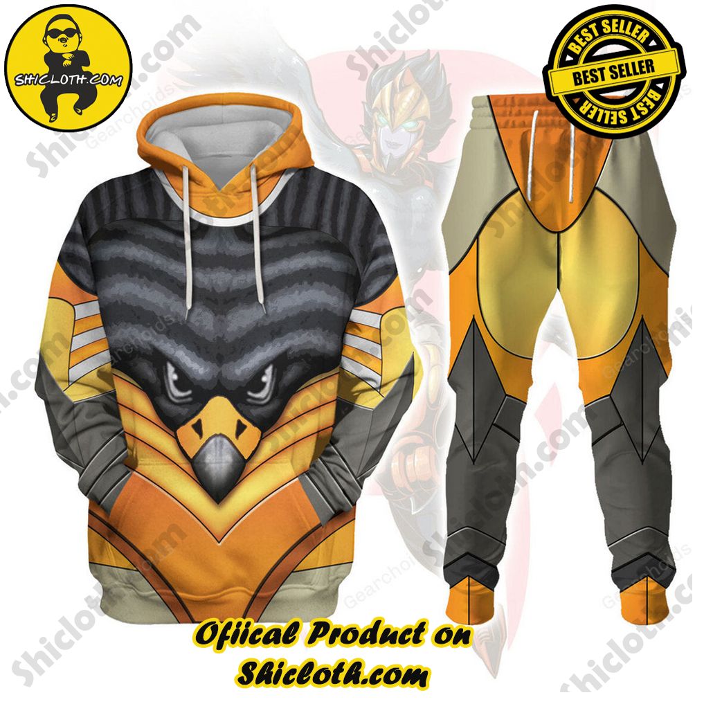 Transform Your Style: Shiclothshop's Futuristic Elegance in the Transformers Outfit Costume Collection 2 Airazor Beast Wars Costume Cosplay Hoodie Tracksuit
