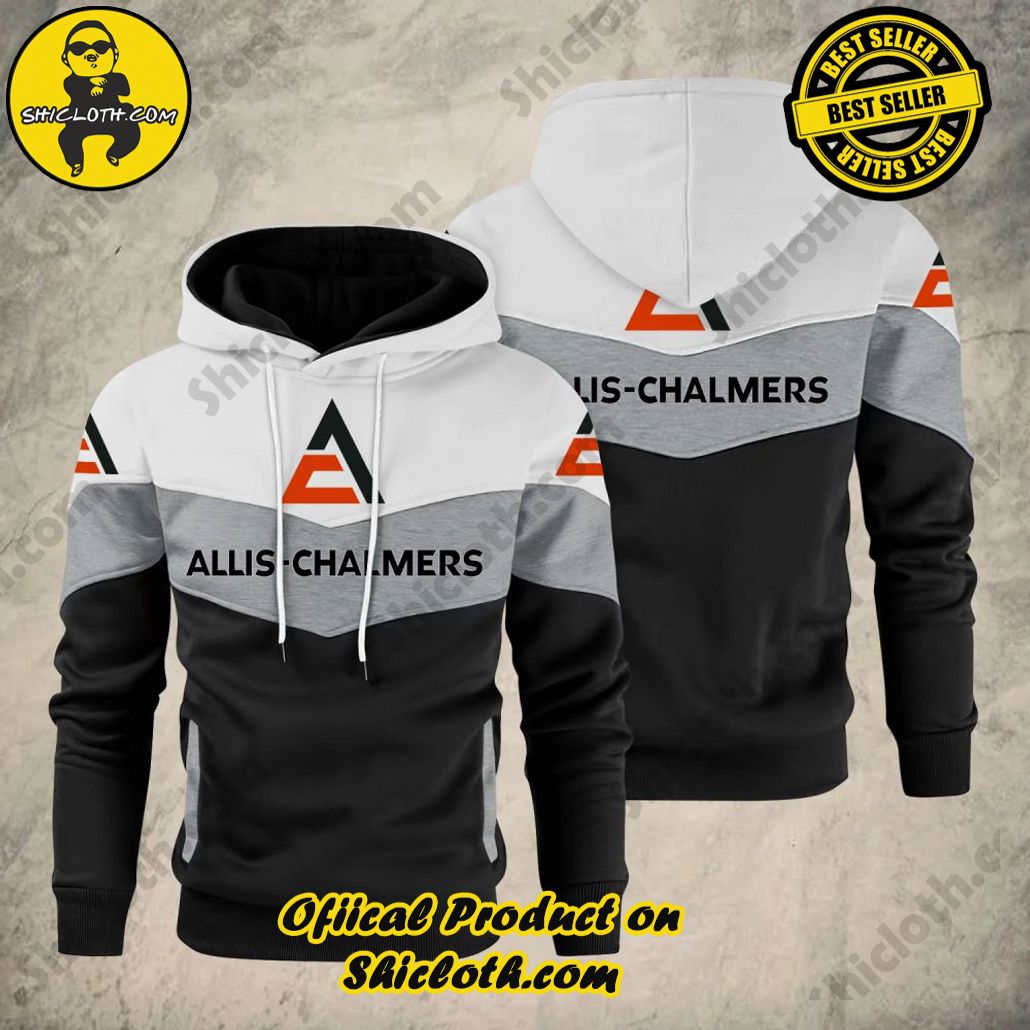 Quilted Elegance: Unveiling Shiclothshop's Patchwork Hoodie Collection 2 Allis Chalmers Tractor Patchwork Hoodie
