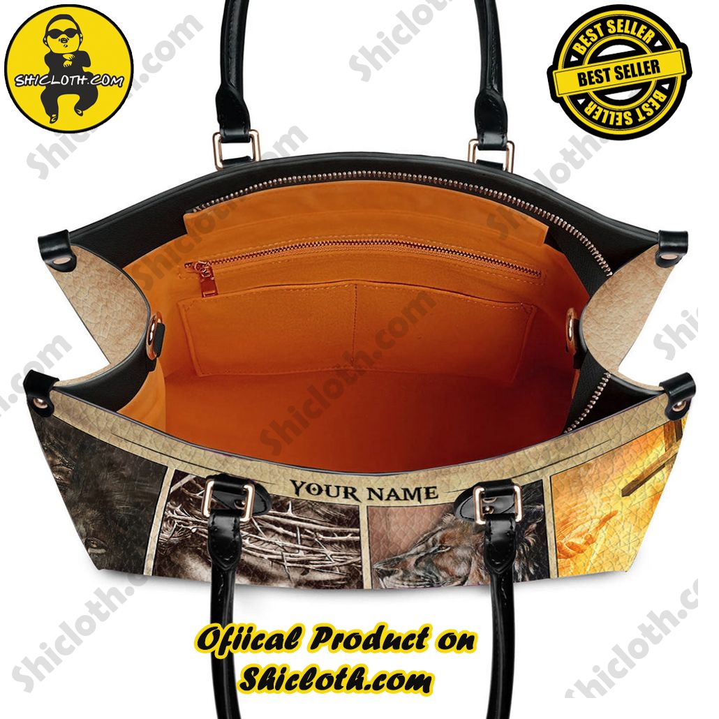 Be Strong In The Lord And In The Strength Of His Might Ephesian 6:10 Leather Handbag Be Strong In The Lord And In The Strength Of His Might Ephesian 6:10 Leather Handbag