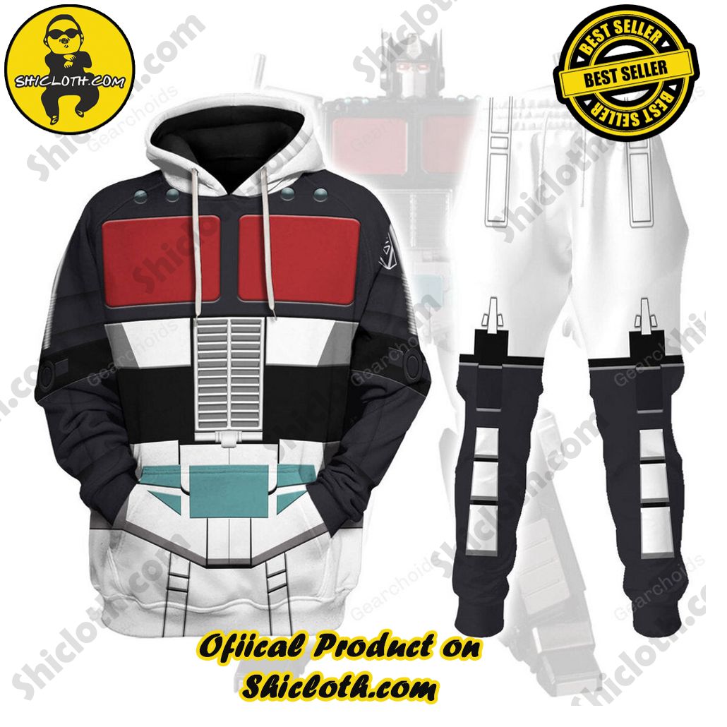 Transform Your Style: Shiclothshop's Futuristic Elegance in the Transformers Outfit Costume Collection 3 Black Convoy Costume Cosplay Hoodie Tracksuit