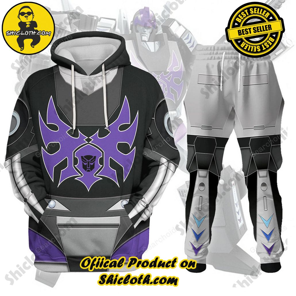Transform Your Style: Shiclothshop's Futuristic Elegance in the Transformers Outfit Costume Collection 4 Black Hot Rodimus Costume Cosplay Hoodie Tracksuit