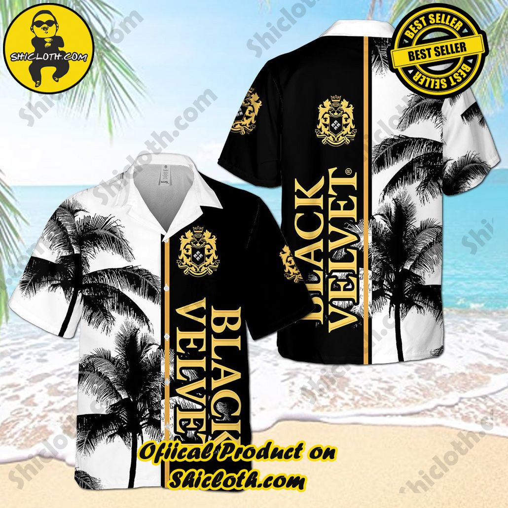 Stay Cool and Stylish: Shicloth's Tropical Button Shirt Collection 2 Black Velvet Palm Hawaiian Shirt