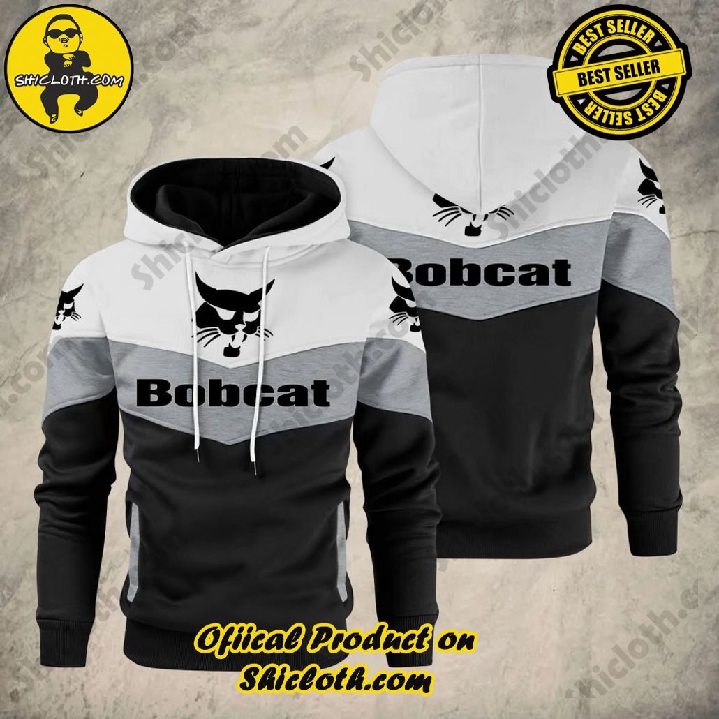 Quilted Elegance: Unveiling Shiclothshop's Patchwork Hoodie Collection 3 Bobcat Tractor Patchwork Hoodie
