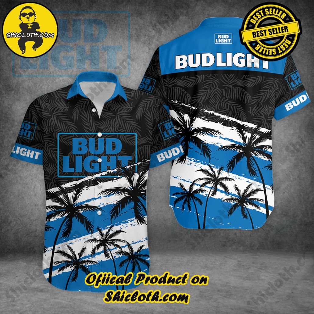 Stay Cool and Stylish: Shicloth's Tropical Button Shirt Collection 6 Bud Light Hawaiian Shirt