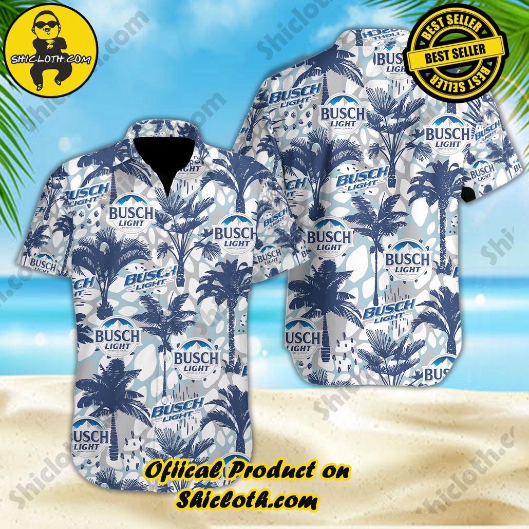 Experience Paradise: Shicloth's Tropical Flower Hawaiian Shorts 4 Busch Light Hawaiian Shirt