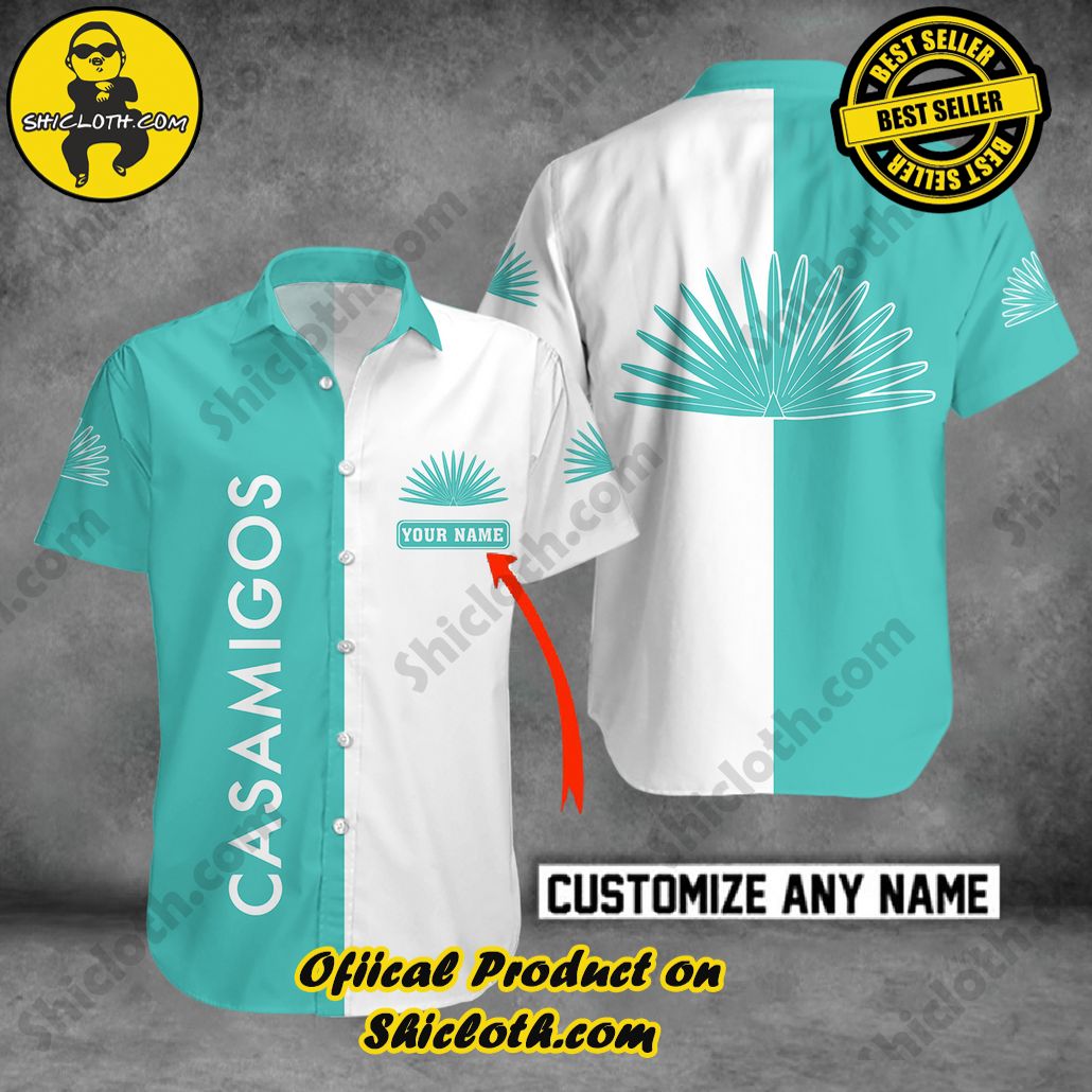 Experience Paradise: Shicloth's Tropical Flower Hawaiian Shorts 7 Casamigos Personalized Multicolor Button Shirt