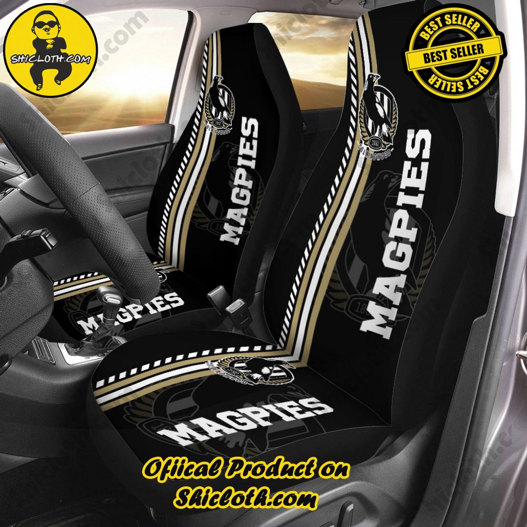 Collingwood FC 2PCS Car Seat Cover Version 6 Collingwood FC 2PCS Car Seat Cover Version 6