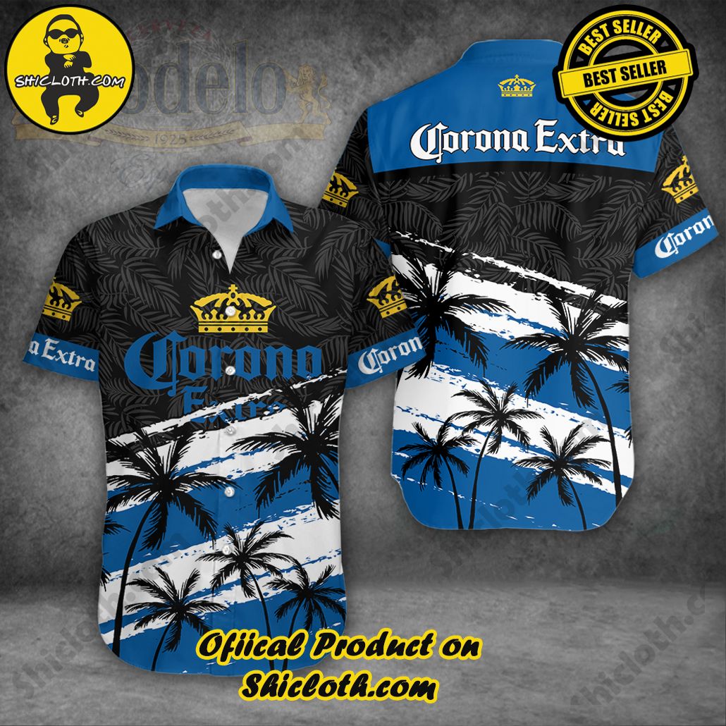 Stay Cool and Stylish: Shicloth's Tropical Button Shirt Collection 19 Corona Extra Hawaiian Shirt