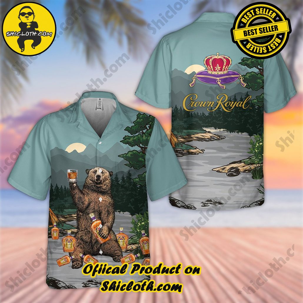 Stay Cool and Stylish: Shicloth's Tropical Button Shirt Collection 22 Crown Royal Bear Hawaiian Shirt