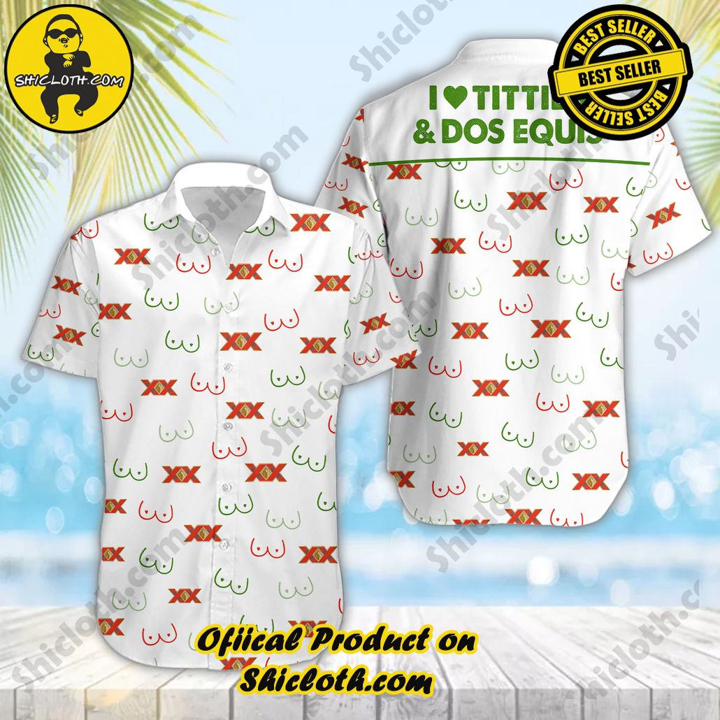 Stay Cool and Stylish: Shicloth's Tropical Button Shirt Collection 27 Dos Equis And Titties Button Shirt