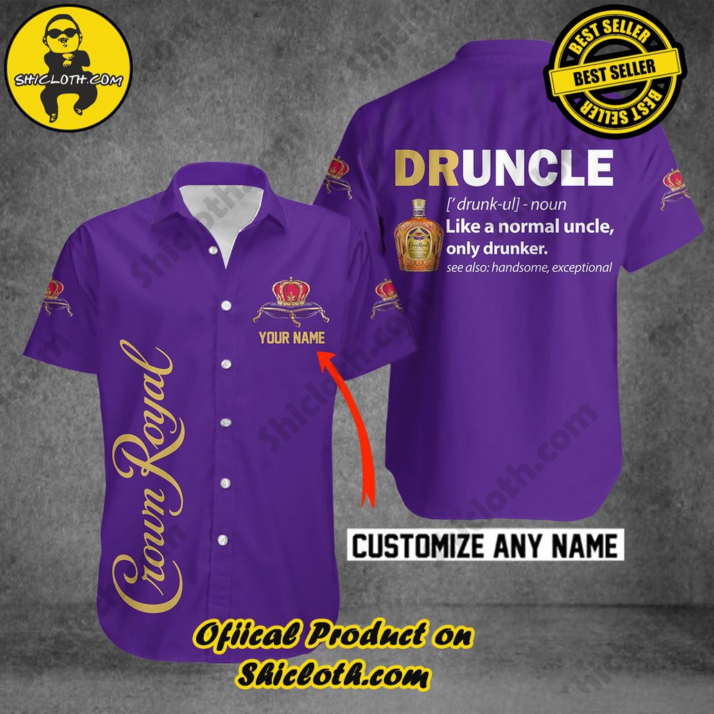 Experience Paradise: Shicloth's Tropical Flower Hawaiian Shorts 12 Druncle Crown Royal Personalized Button Shirt