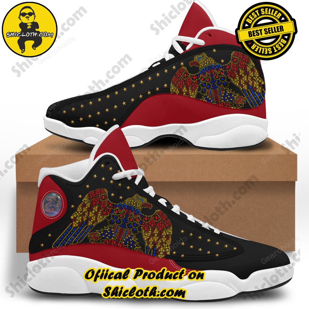 Step into Iconic Elegance: Shiclothshop's Air Jordan 13 Shoes Collection 2 Elvis Aloha Black Unisex Air Jordan 13 Shoes White