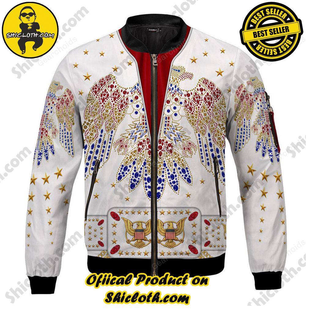 Bomber Elegance: Unveiling Shiclothshop's Timeless Jacket Marvel 4 Elvis Costume Bomber Jacket