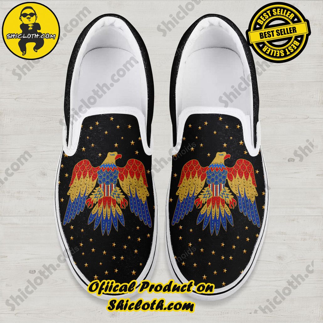 elvis eagle black slip on shoes 2 TwcSA