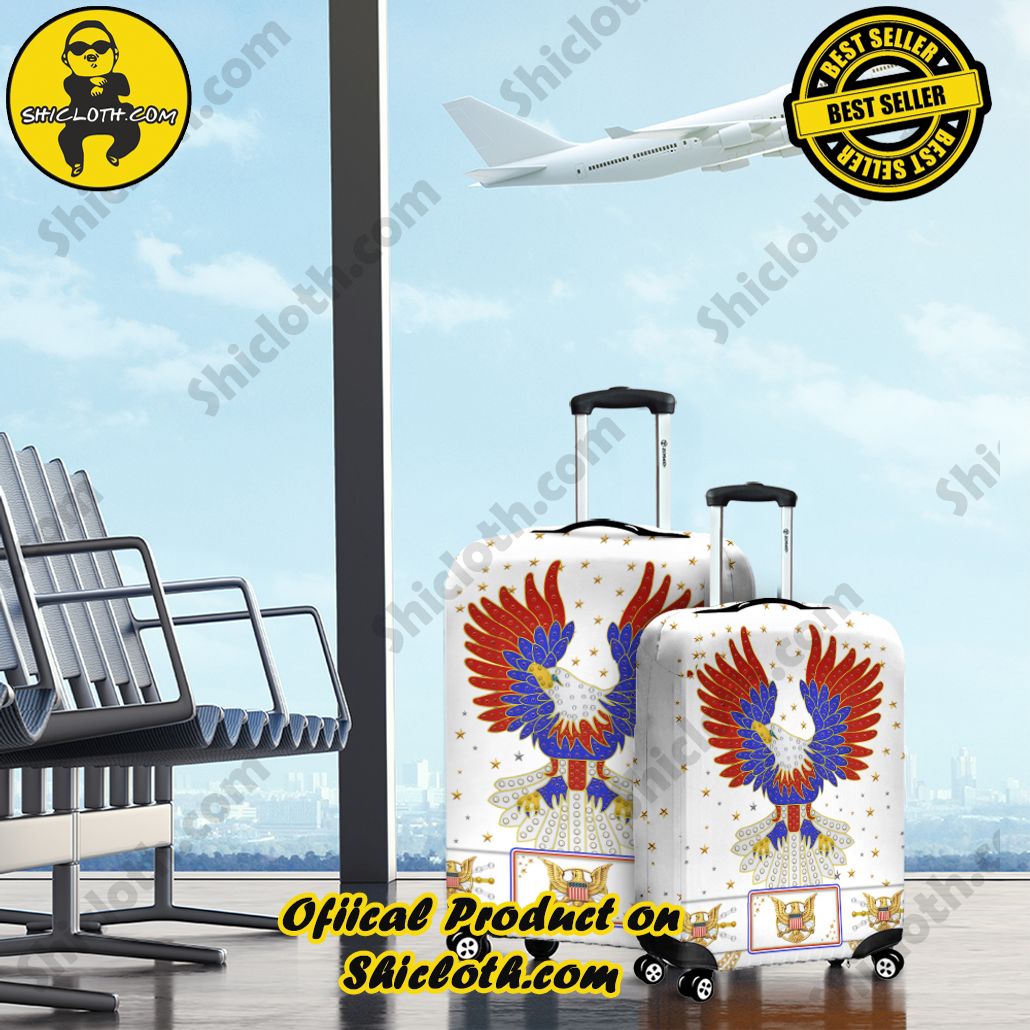 Shicloth Luggage Cover: Elevate Your Travel Style with Protection and Panache 9 Elvis Presley Luggage Cover Version 1