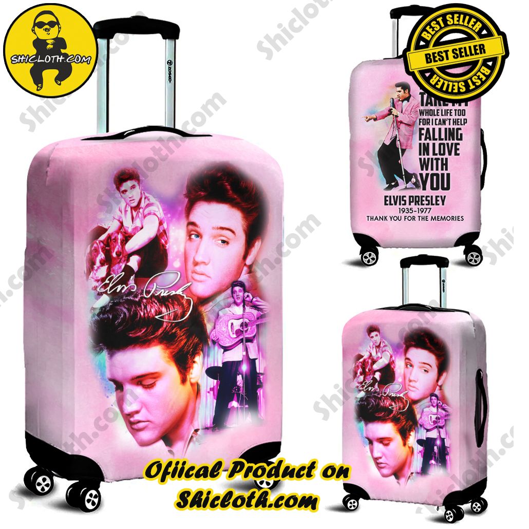 Shicloth Luggage Cover: Elevate Your Travel Style with Protection and Panache 10 Elvis Presley Luggage Cover Version 2