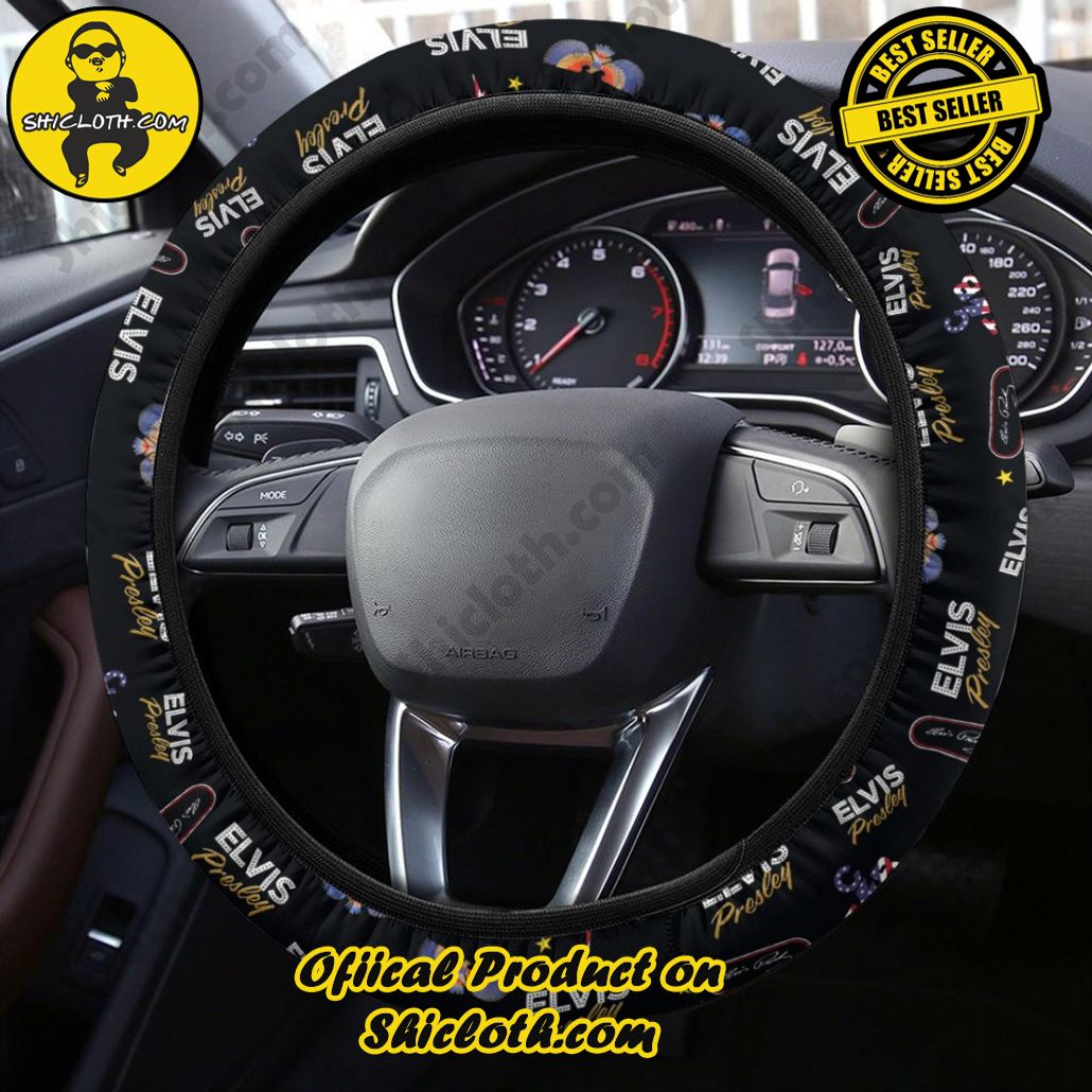 Elvis Presley Steering Wheel Cover Version 1 Elvis Presley Steering Wheel Cover Version 1