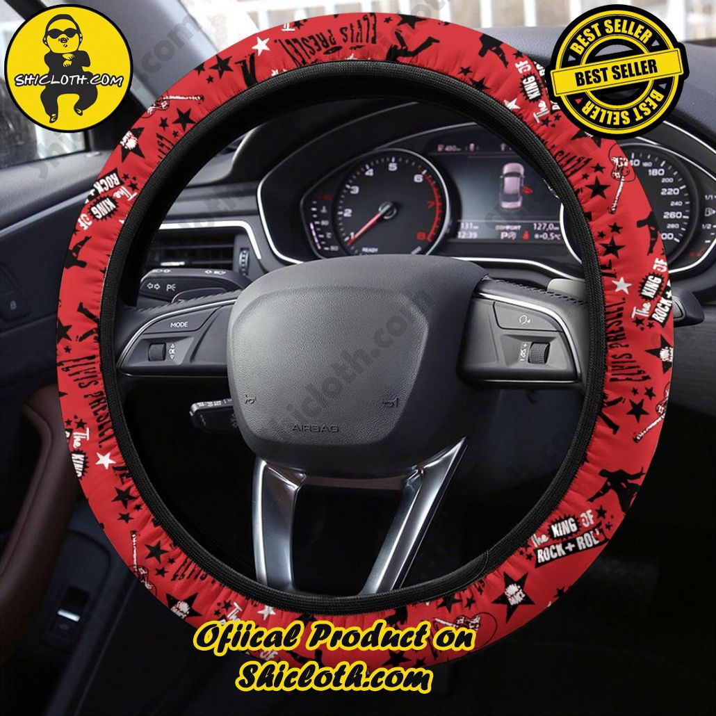 Elvis Presley Steering Wheel Cover Version 2 Elvis Presley Steering Wheel Cover Version 2