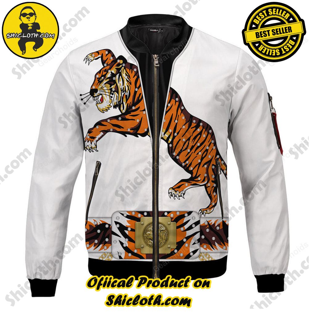 Bomber Elegance: Unveiling Shiclothshop's Timeless Jacket Marvel 15 Elvis Tiger Bomber Jacket