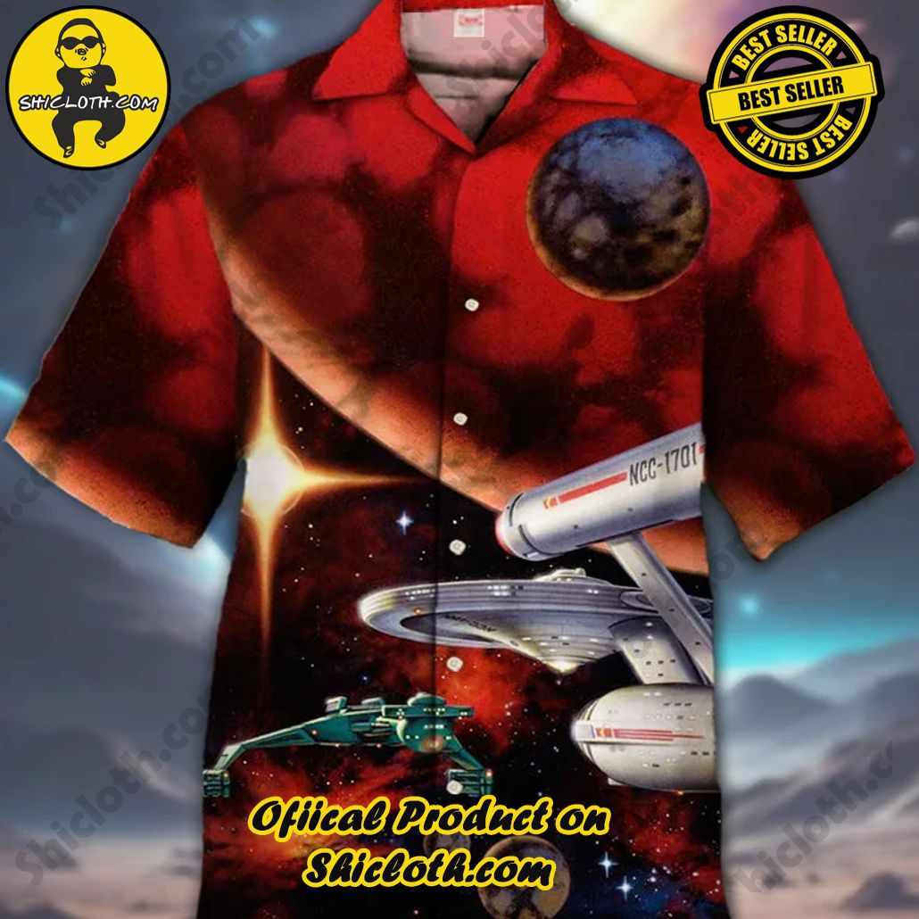 Bare the Breeze: Shiclothshop's Short Sleeve Shirts Unveiled 26 Eye-Catching Cool Black And Red Flashing Stars Space Galaxy Spaceships And Planets Printing Cuban Collar Hawaiian Short Sleeve Shirt